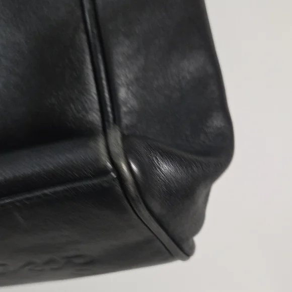 Paloma Picasso Black Shoulder Bag with Gold Logo - Picture 10 of 16